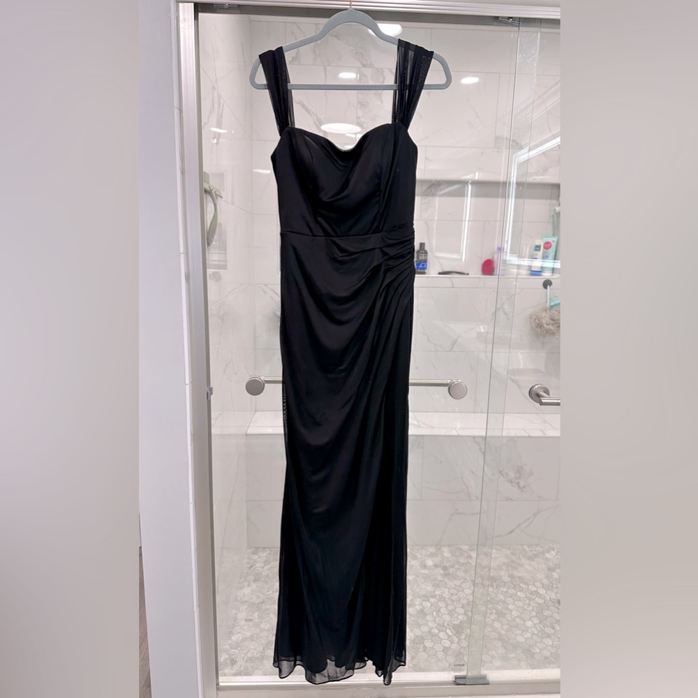 Azazie Kit Dress in Black size A6